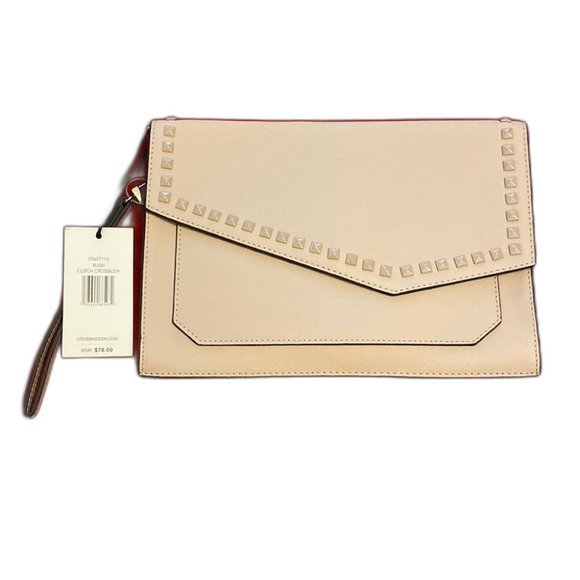 Steve Madden Handbags - Steve Madden Clutch/Crossbody Blush